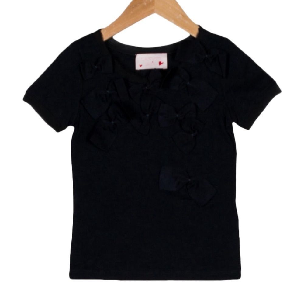 Lanvin Girls' Solid Short-Sleeve Top size 4